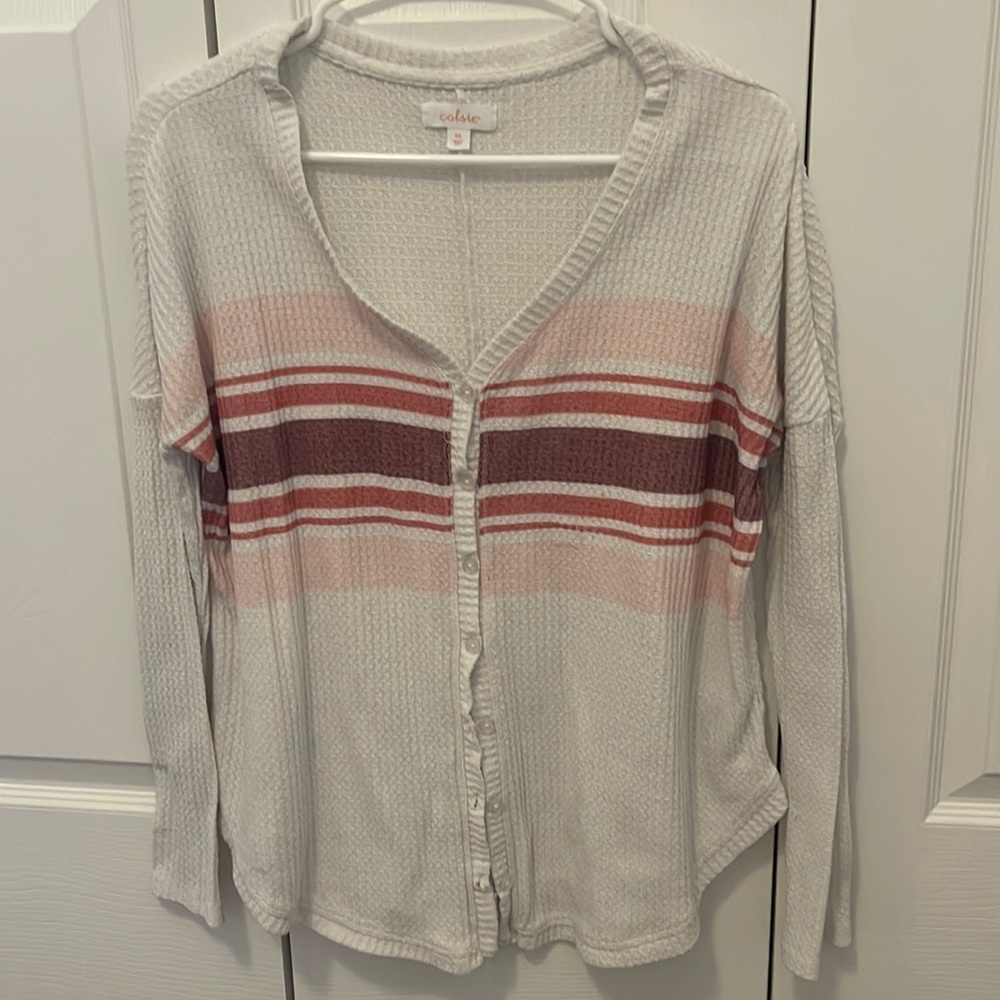 Log sleeve button up